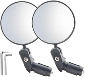 Bike Mirrors Handlebars Rear View Mirrors for Mountain Road Electric Motorcycles 2Pcs handlebar mirror