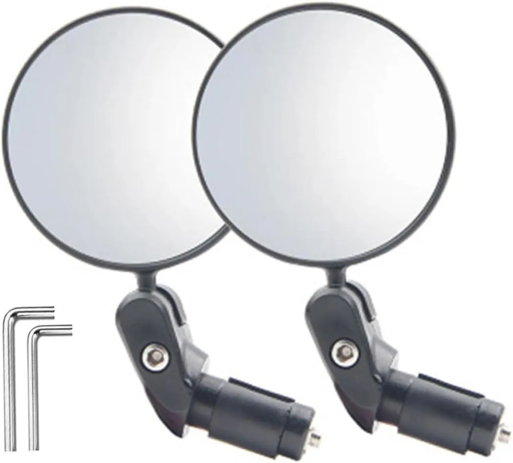 Bike Mirrors Handlebars Rear View Mirrors for Mountain Road Electric Motorcycles 2Pcs handlebar mirror