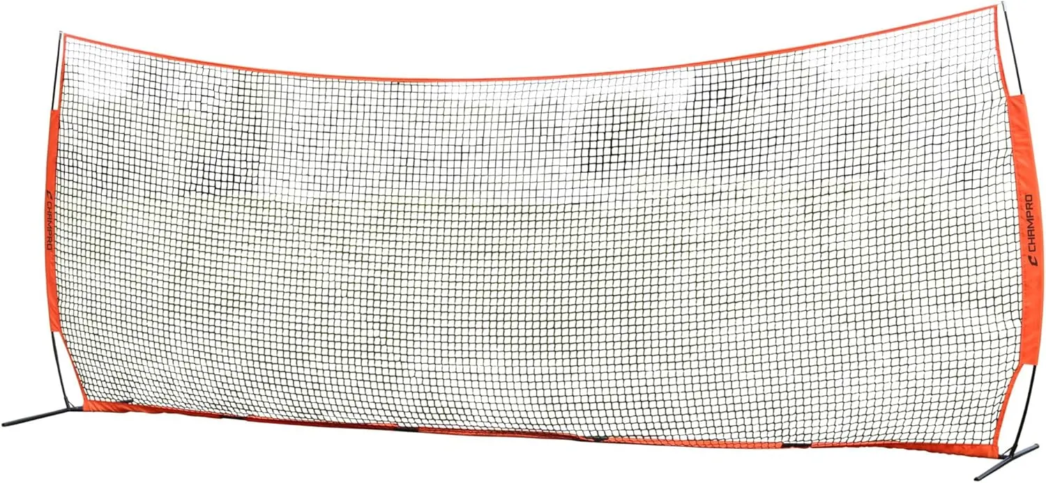 Champro MVP Multisport Oversized Portable Barrier (20 x 8), NLB,Orange, Black