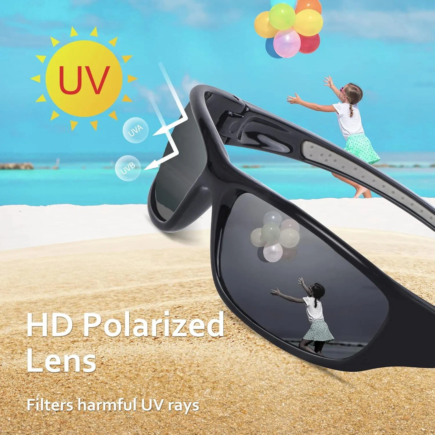 Duduma Sports Polarized Sunglasses for Men Women Baseball Cycling Golf Fishing Sun Glasses UV Blocking Tr8116