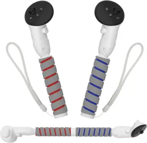 Handles Extension Grips for Quest 3/Quest 3S Controller Accessories, VR Handle Attachments, for Playing Quest 3/3S Beat Saber Gorilla Tag Long Arms Handle Extender