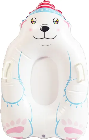 Inflatable Snow Animal Sleds & Snow Tubes.