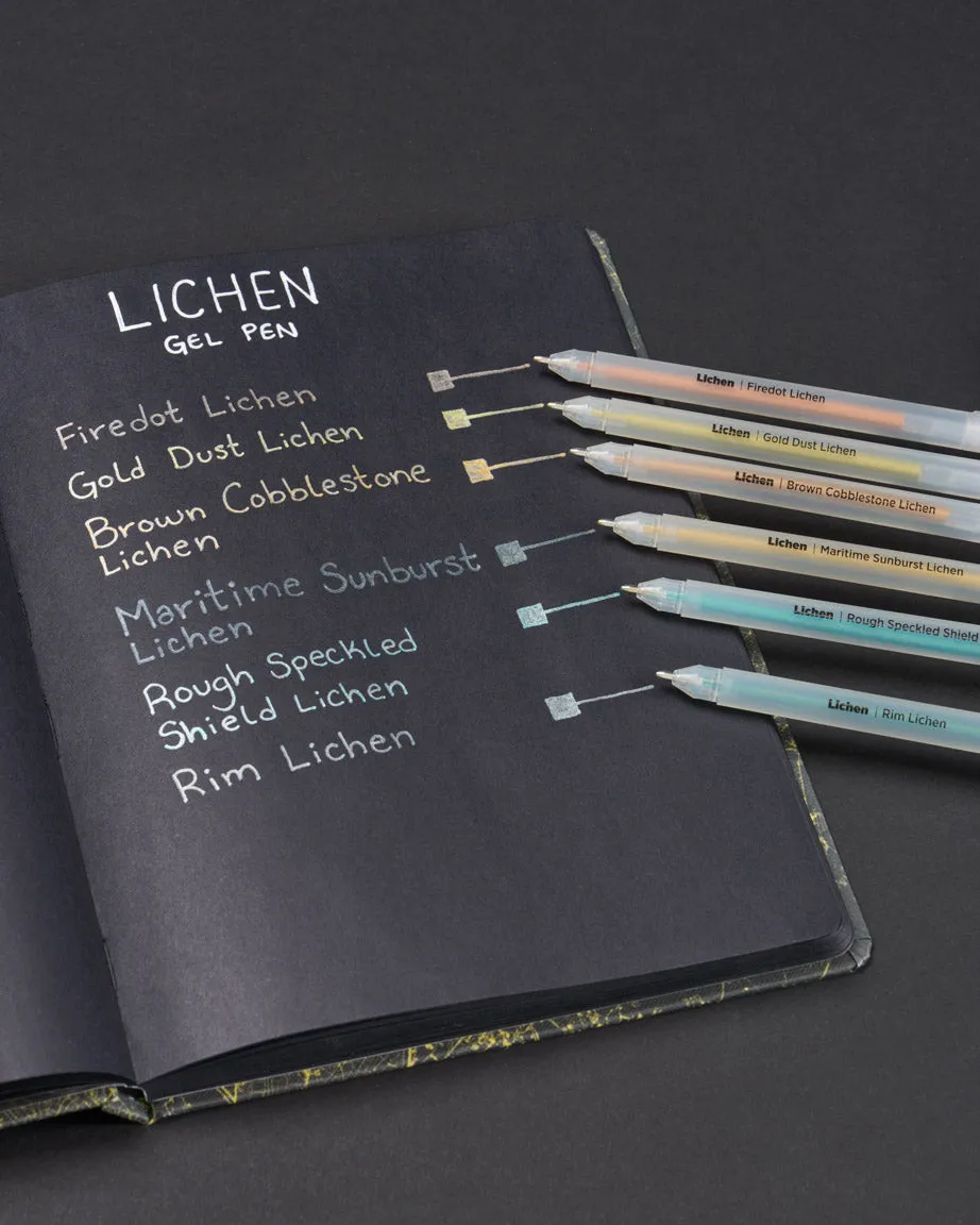 Lichen Metallic Metallic Gel Pens (Pack of 6)