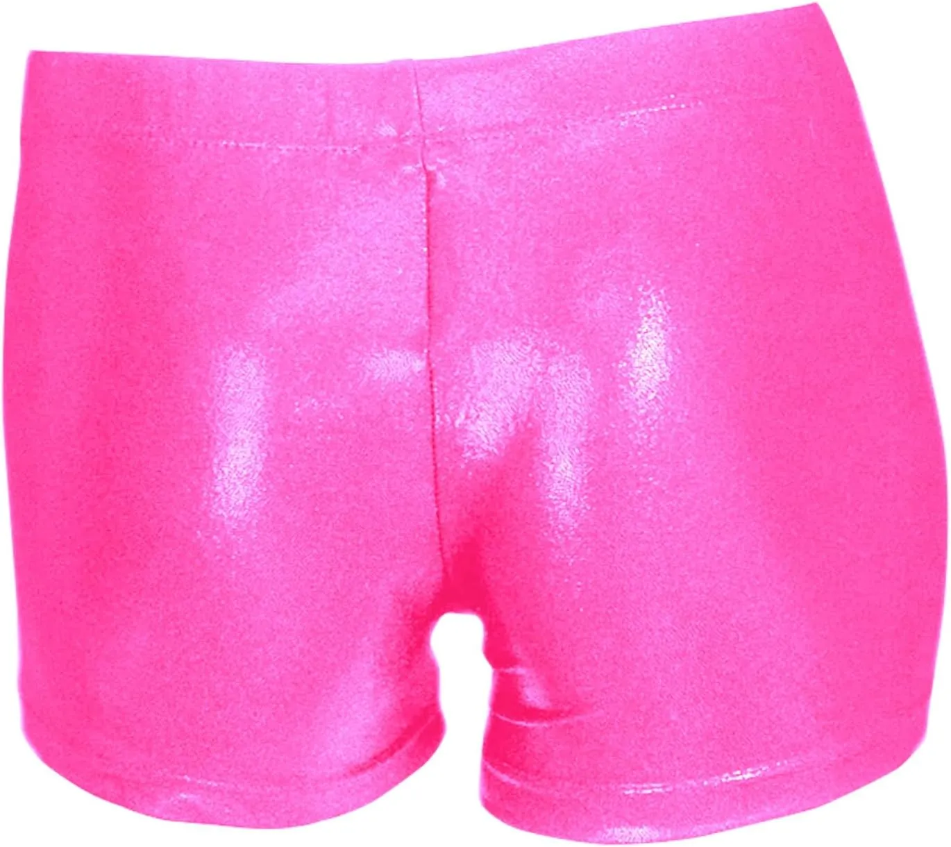 LUOUSE Girls Gymnastics Shorts, Little Kids Sparkle Tumbling Dance Athletic Short