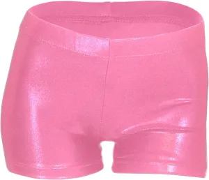 LUOUSE Girls Gymnastics Shorts, Little Kids Sparkle Tumbling Dance Athletic Short