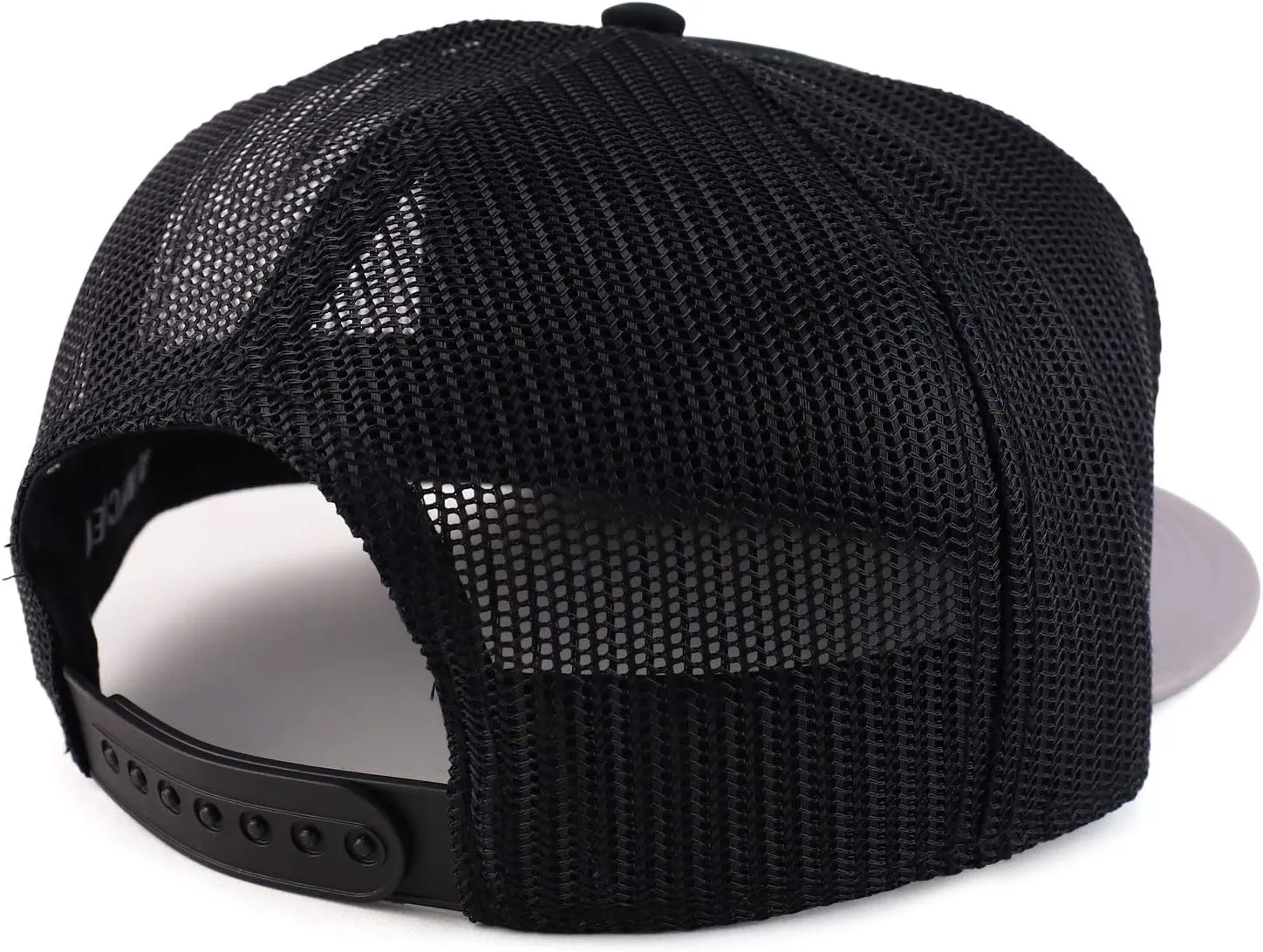 Oversize XXL Blank Flatbill Mesh Snapback Cap