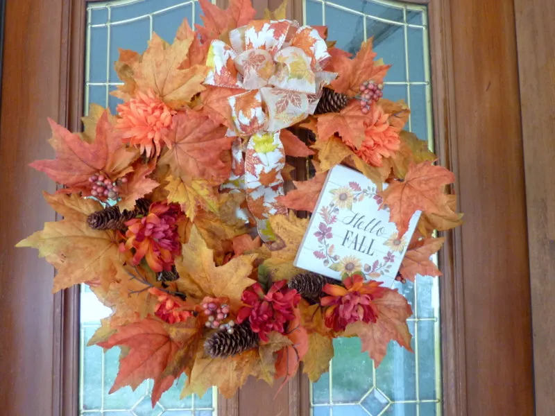 Wreaths for Fall, Autumn Wreath, Fall front door Wreaths