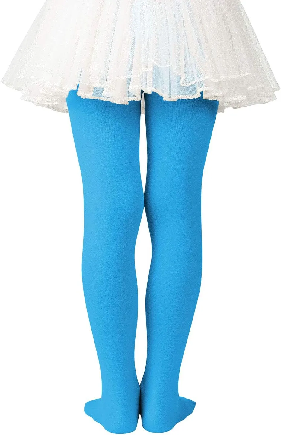 Zando Girls Stretchy Dance Tights Comfort Colorful Leggings Pants Elastic Ballet Footed Tights for Girls