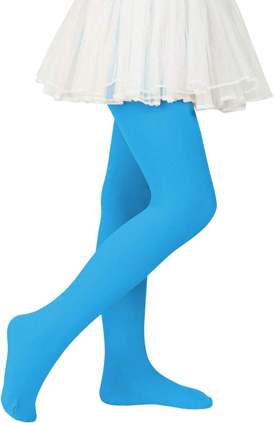 Zando Girls Stretchy Dance Tights Comfort Colorful Leggings Pants Elastic Ballet Footed Tights for Girls